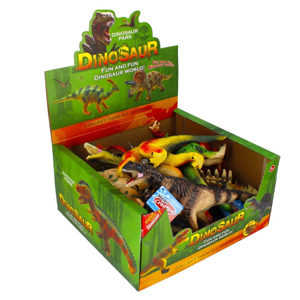 RUBBER DINOSAUR 31CM MIX MEGA CREATIVE 440911